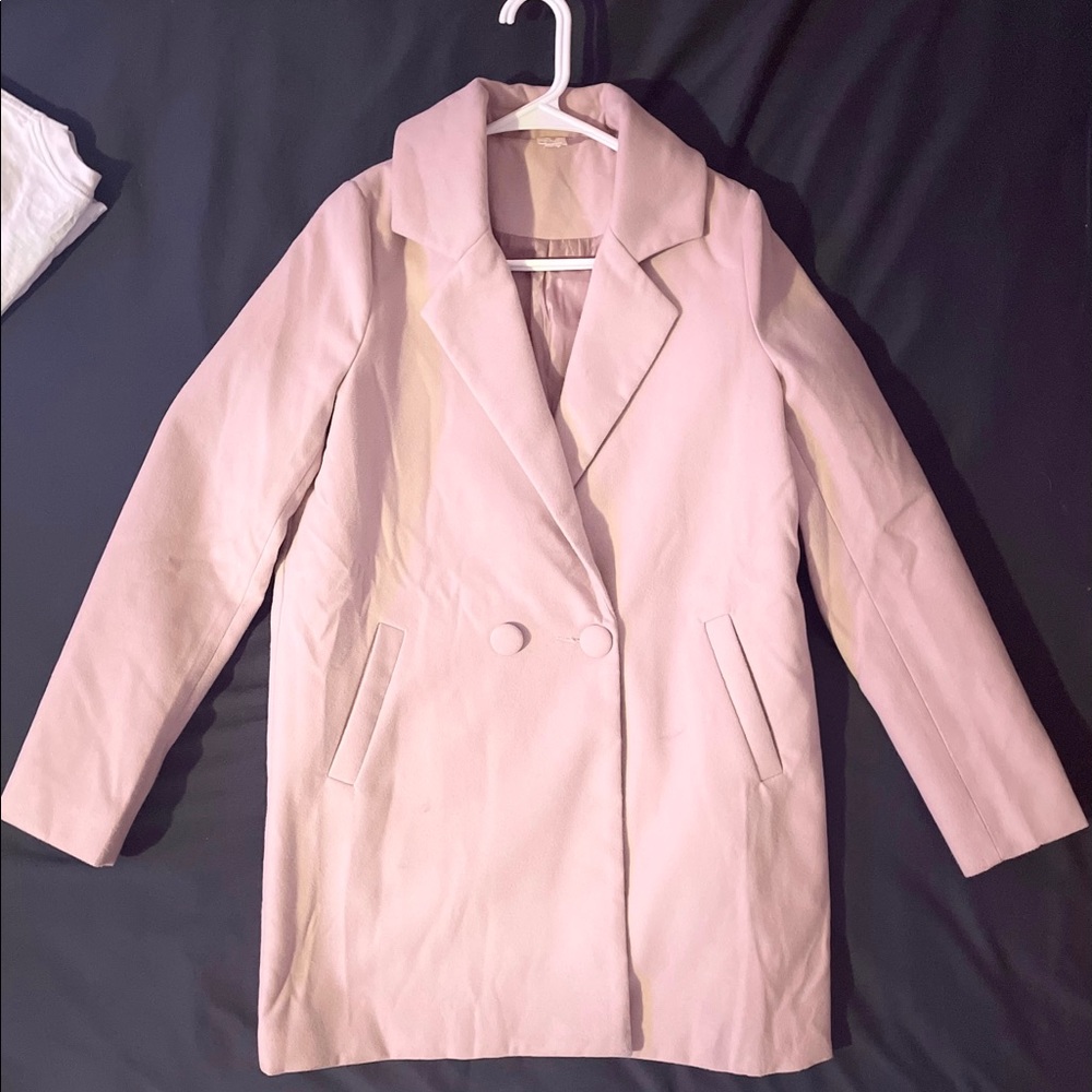 Pink Trench Coat